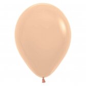 ''Pastel Matte Malibu Peach'' spalvos balionas (30cm) - 50vnt