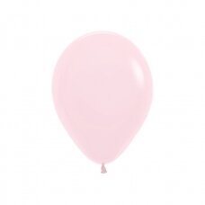 ''Pastel Matte Pink'' spalvos balionas (23cm) - 50vnt