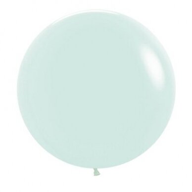 ''Pastel Matte Green'' spalvos balionas (60cm)