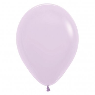 ''Pastel Matte Lilac'' spalvos balionas (30cm) - 50vnt