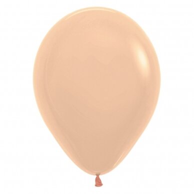 ''Pastel Matte Malibu Peach'' spalvos balionas (30cm) - 50vnt