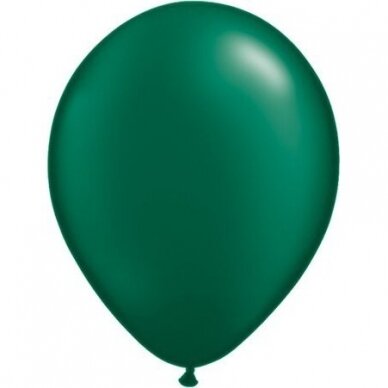 Perlamutrinis ''Forest Green'' spalvos balionas (28cm)