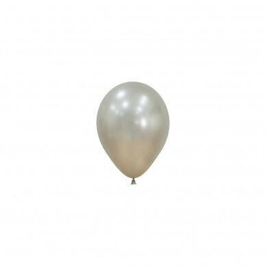 ''Silk Cream Pearl'' spalvos balionas (12cm) - 50vnt