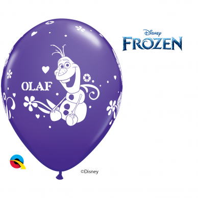 Balionas ''Frozen'' violetinis (28cm) 1