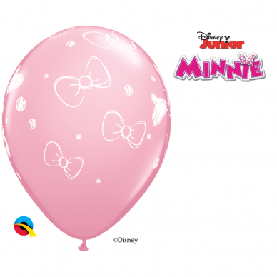 Balionas ''Minnie Mouse'' švelniai rožinis (28cm) 1