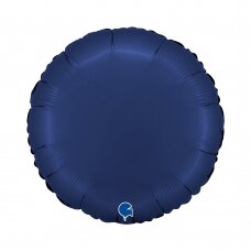 Folinis balionas apskritimas ''Satin Blue Navy''