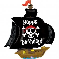 Folinis balionas ''Piratų laivas Happy Birthday''