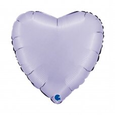 Folinis balionas širdelė ''Satin Lilac''