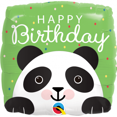 Folinis balionas ''Happy Birthday - panda''