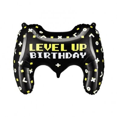 Folinis balionas ''Level Up Birthday''