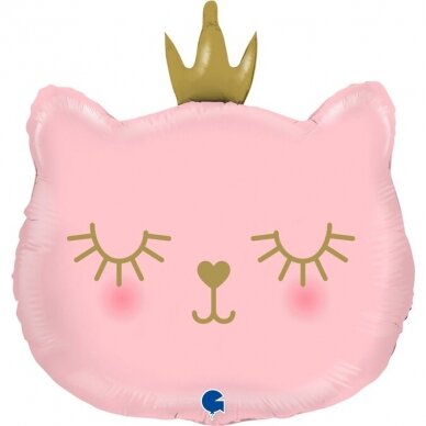 Folinis balionas ''Rožinė katė princesė''