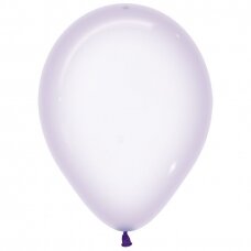 Kristalinis pastelinės violetinės spalvos balionas (30cm)