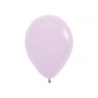 ''Pastel Matte Lilac'' spalvos balionas (23cm) - 50vnt