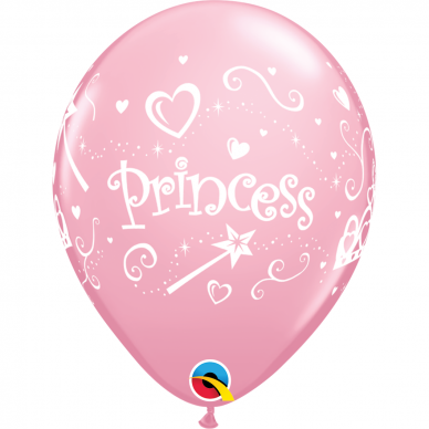 Šviesiai rožinis balionas ''Princess'' (28cm) - 6vnt